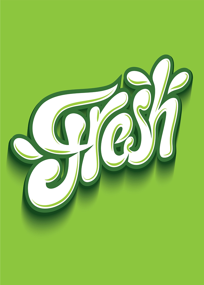Fresh text art