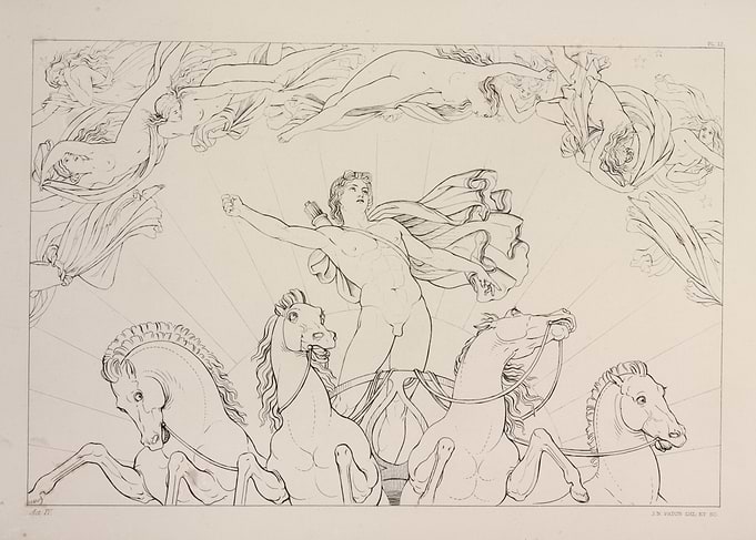 Apollo Chariot Drawing