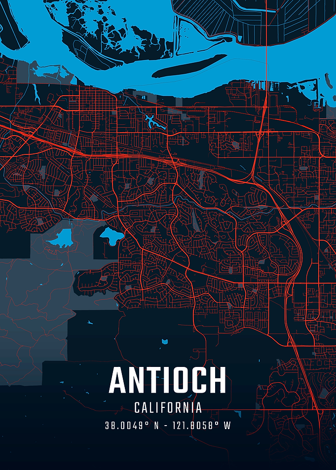 Antioch California City Map