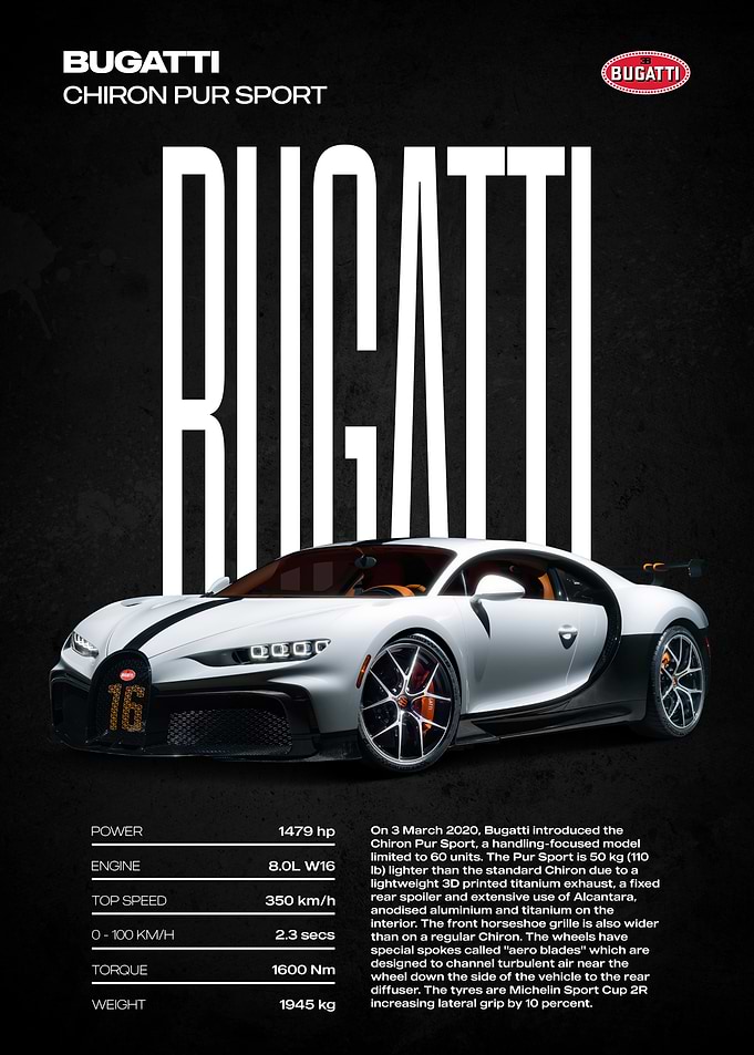 Bugatti Chiron Pur Sport