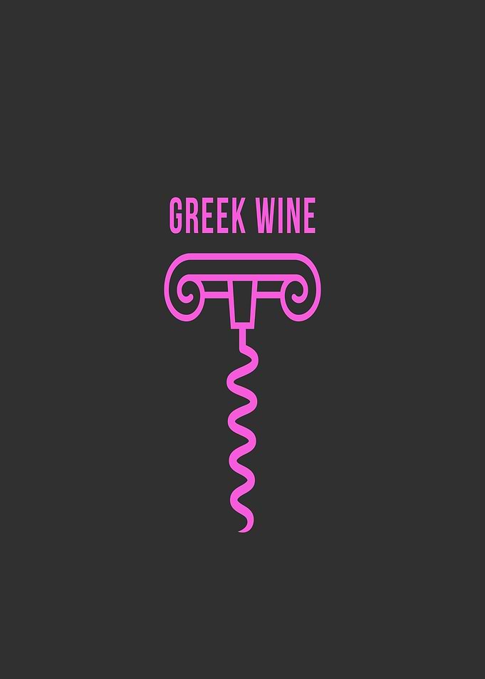 Greek Wine Corkscrew Icon