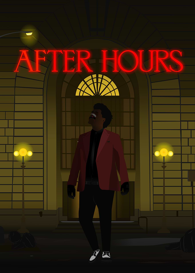 The Weeknd After Hours Neon Art