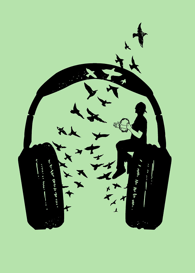 Headphone - tambourine
