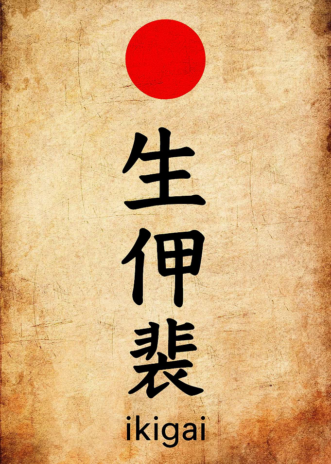 Ikigai Japanese Calligraphy