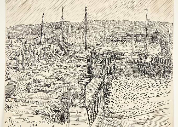 Sejro Harbour Sketch