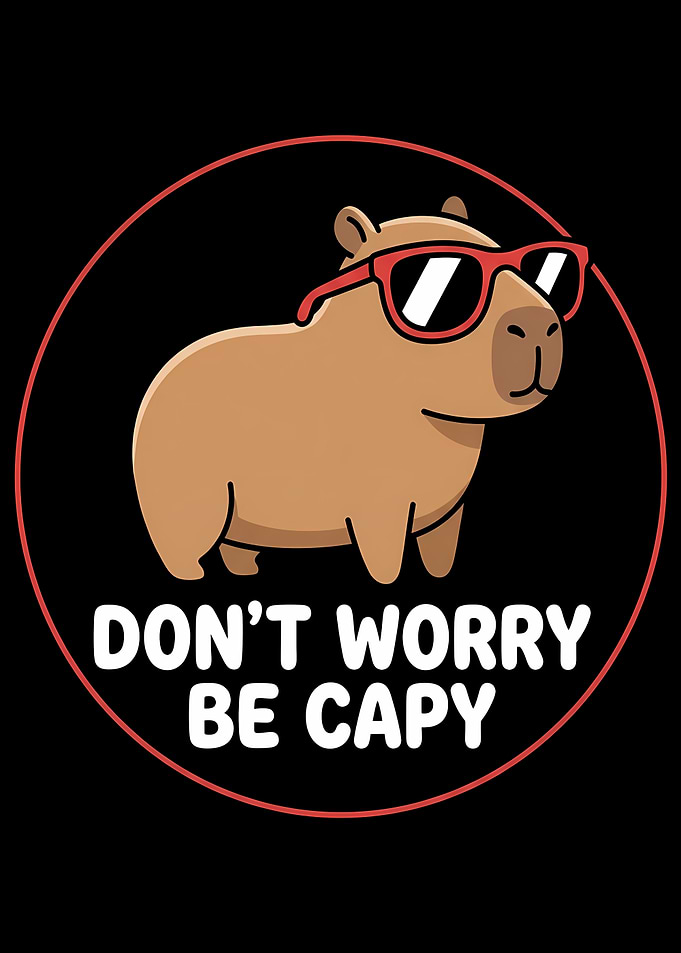 Capybara Wearing Sunglasses