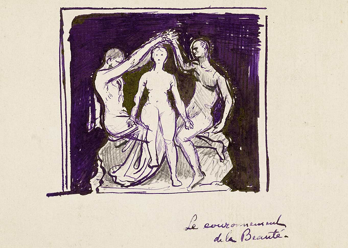 Three Figures Crowned in Beauty