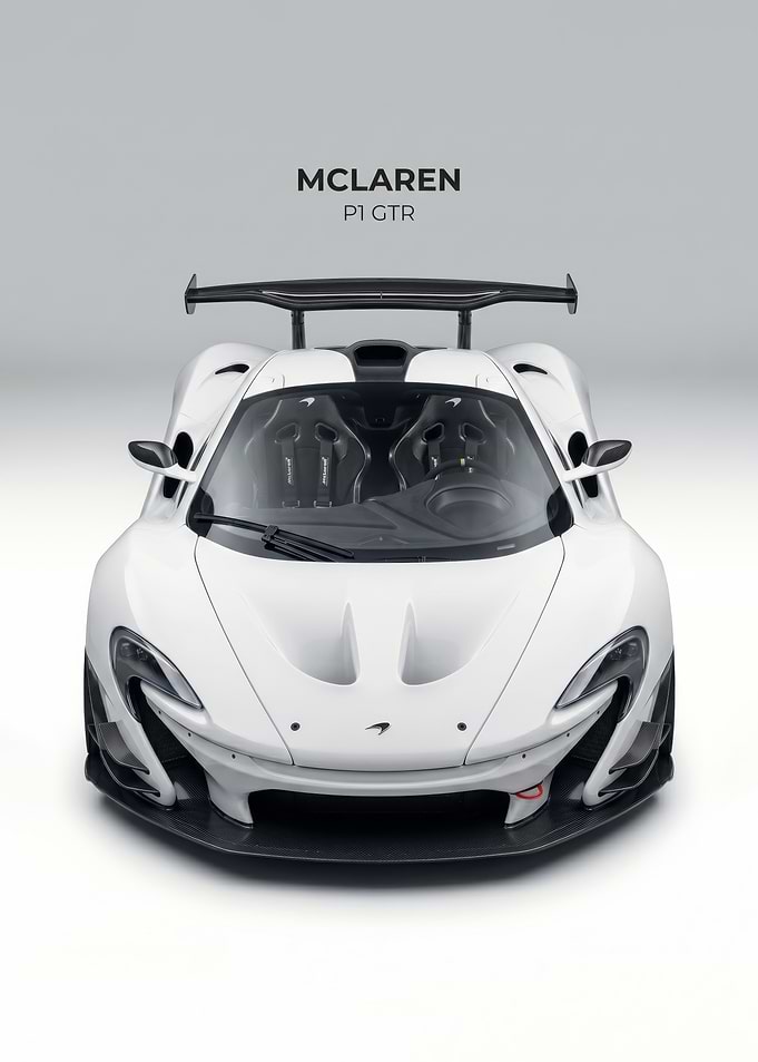 McLaren P1 GTR White