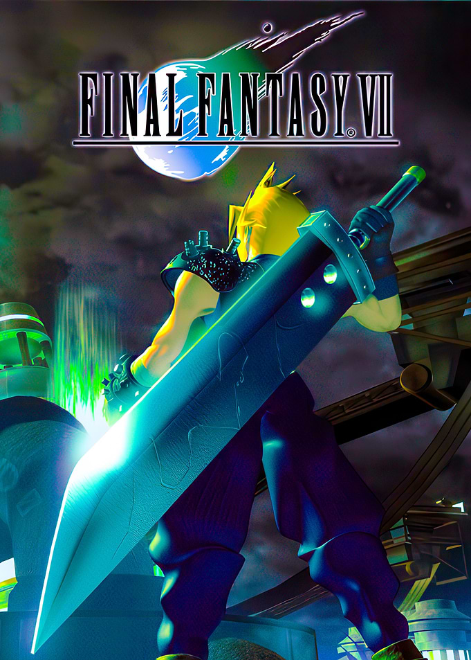 Final Fantasy VII Cloud Strife Poster