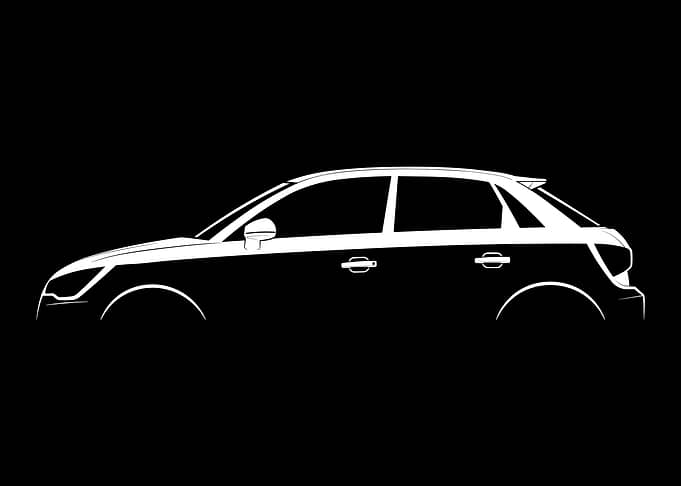 A1 Sportback (2012) Silhouette
