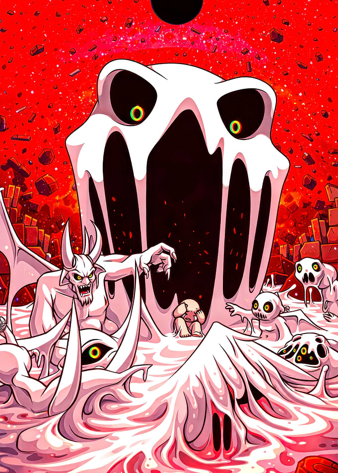 The Binding of Isaac game art