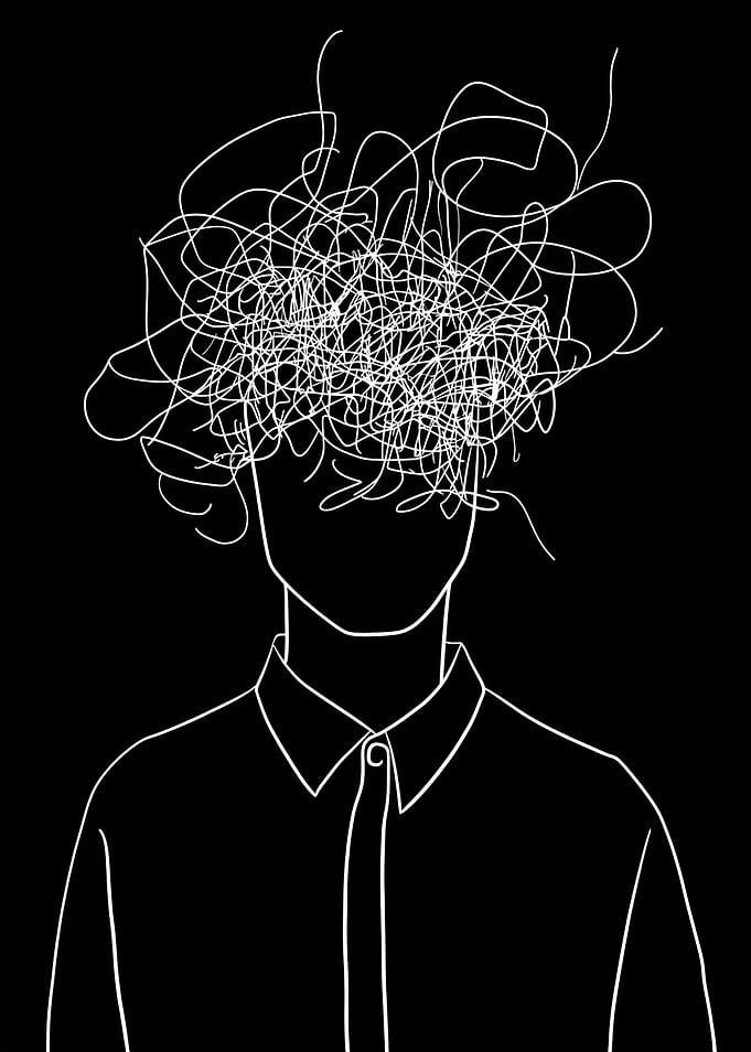 Minimalist Thought Chaos Art