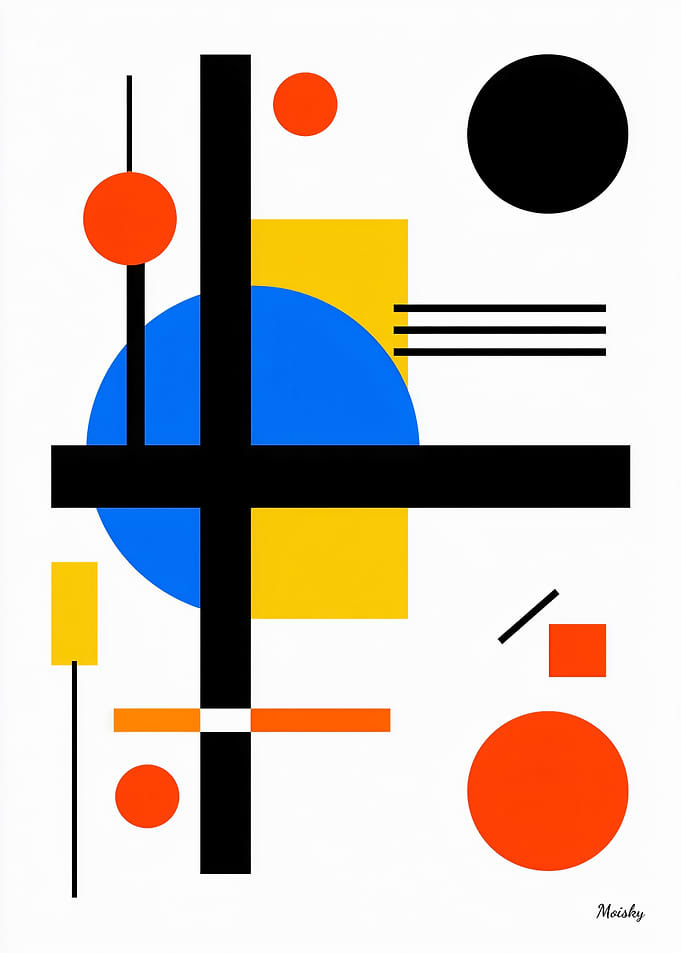 Bauhaus NeoGeo Primary Geometry