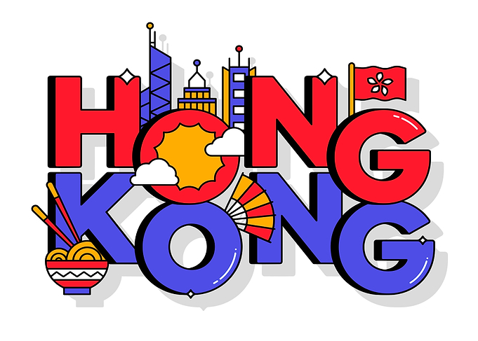 Hong Kong Text Art