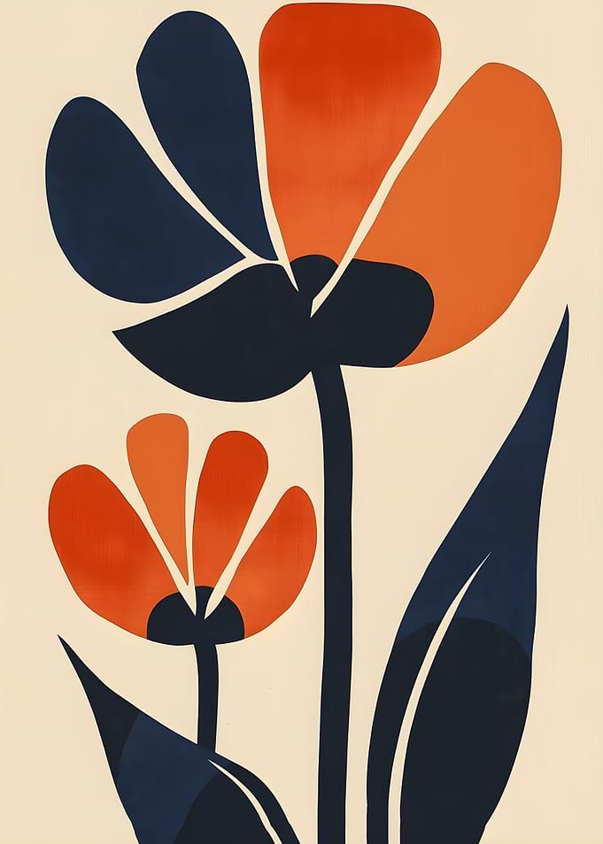 Abstract Floral Art