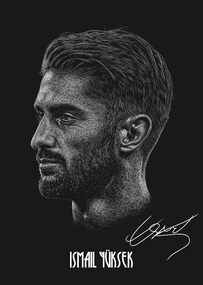 Ismail Yüksek Scribble Art Style