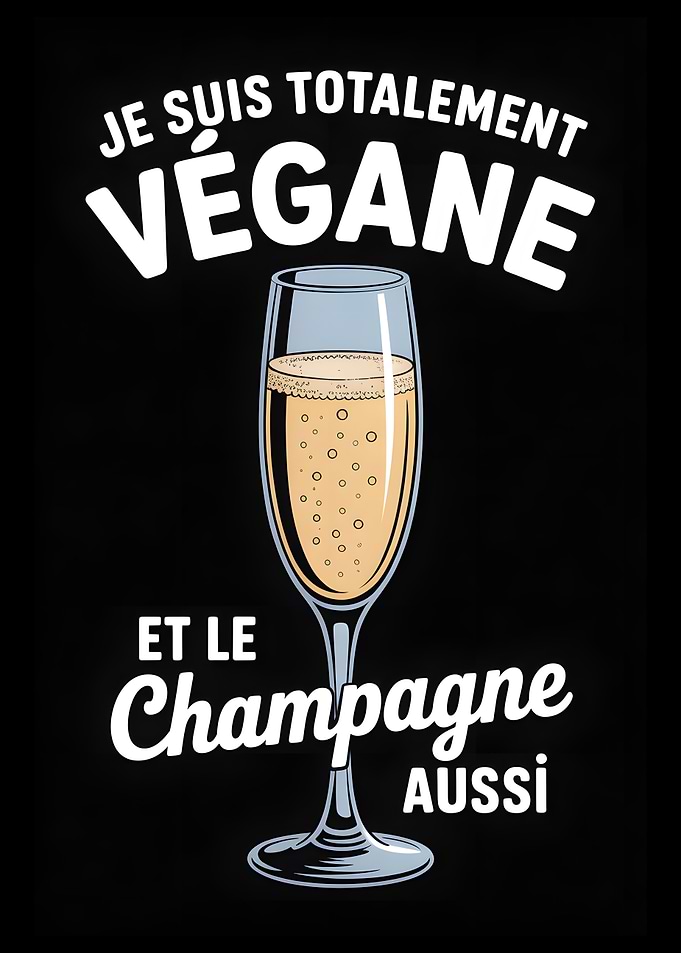 Vegan and Champagne