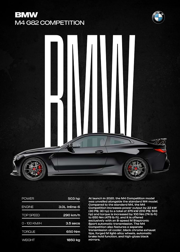 BMW M4 G82 Competition Car