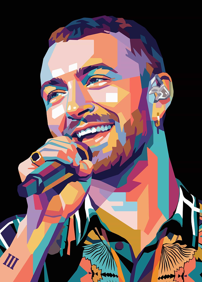 Sam Smith Pop Art Portrait