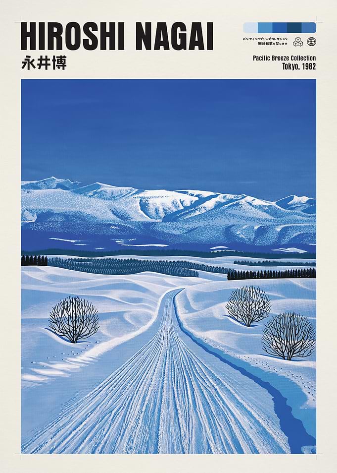 Hiroshi Nagai Winter Landscape