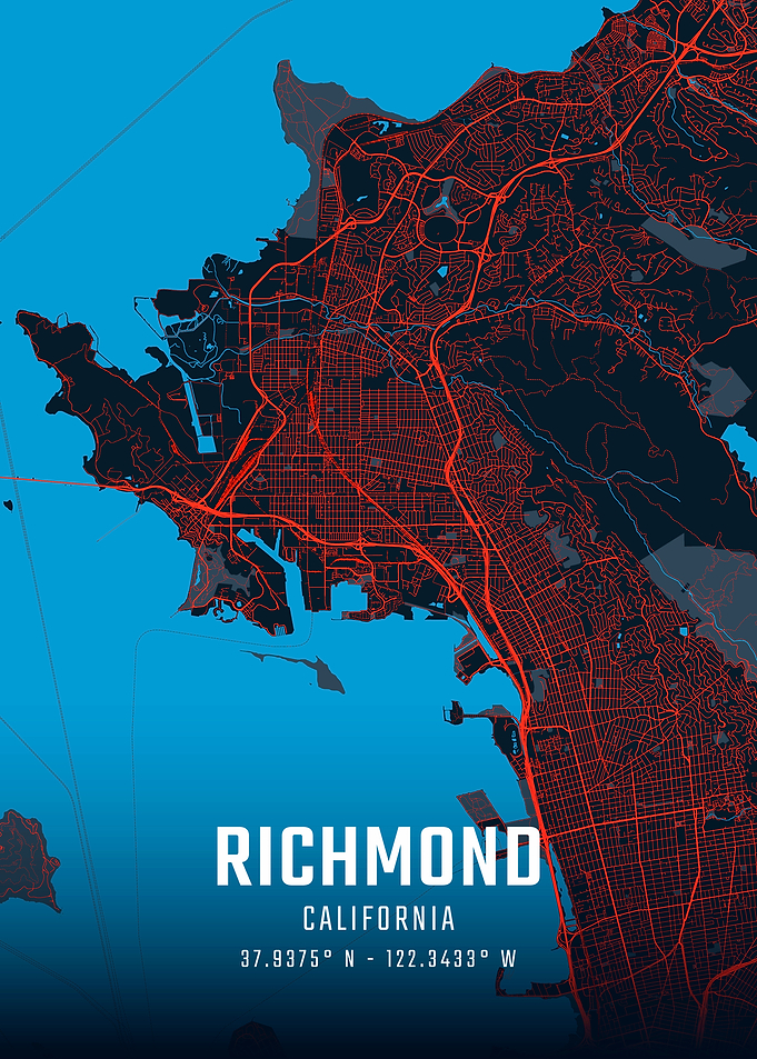Richmond California City Map