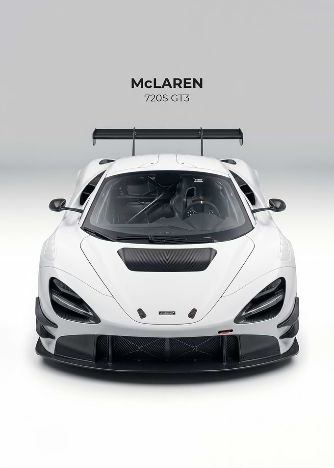 McLaren 720S GT3 Race Car poster