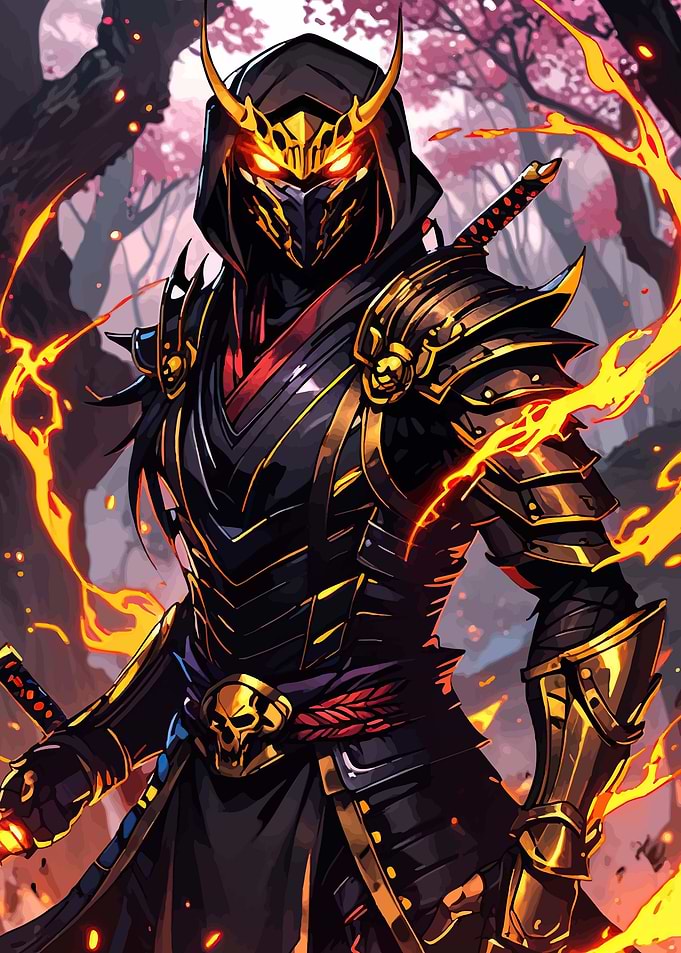 Fiery Ninja Warrior