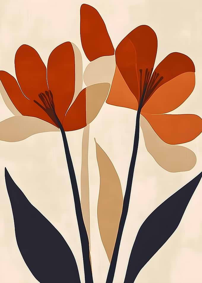 Abstract Floral Art