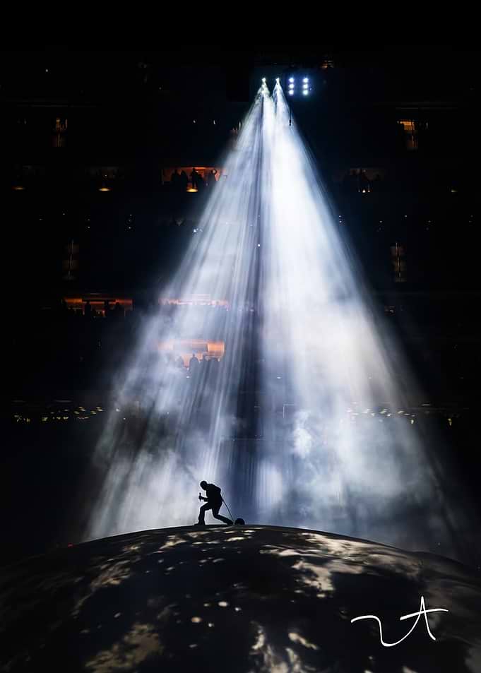 Silhouette Performer on Stage