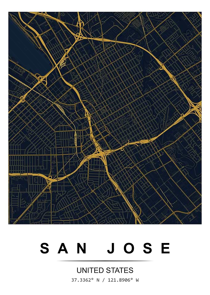 San Jose City Map