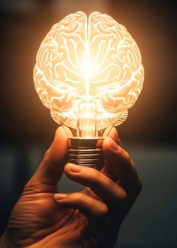 Brain Lightbulb Idea