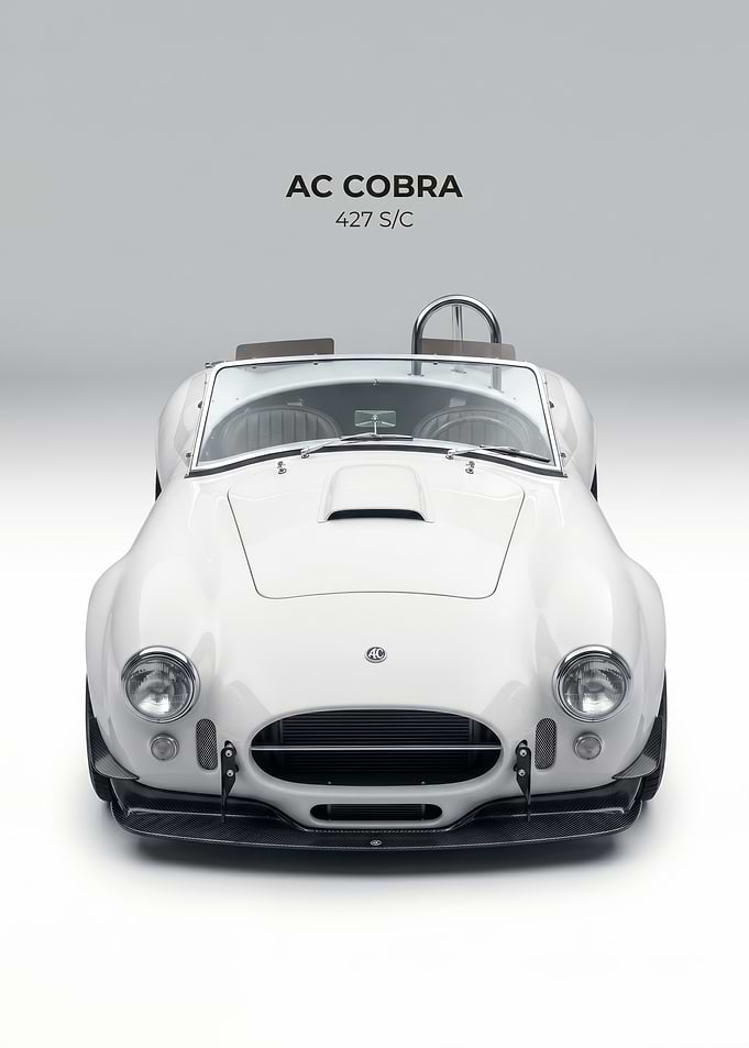 AC Cobra 427 S car poster