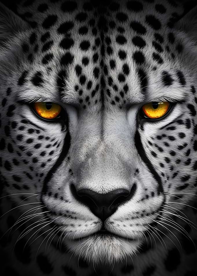 Close-up of a Cheetah's Face