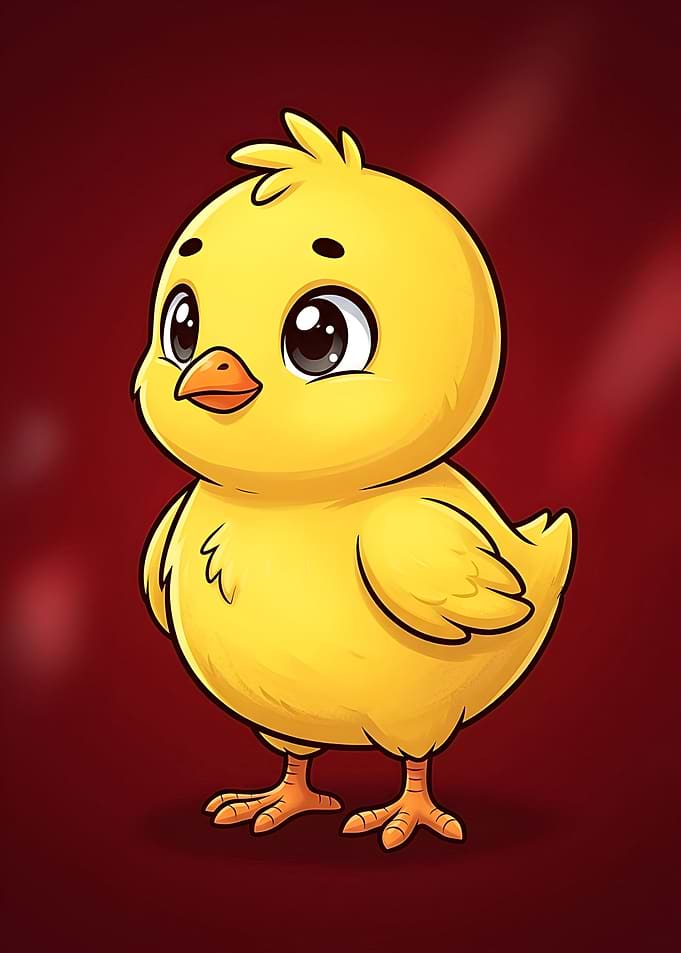 Cute Cartoon Chick