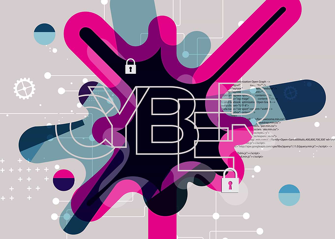 Cybersecurity Abstract Art