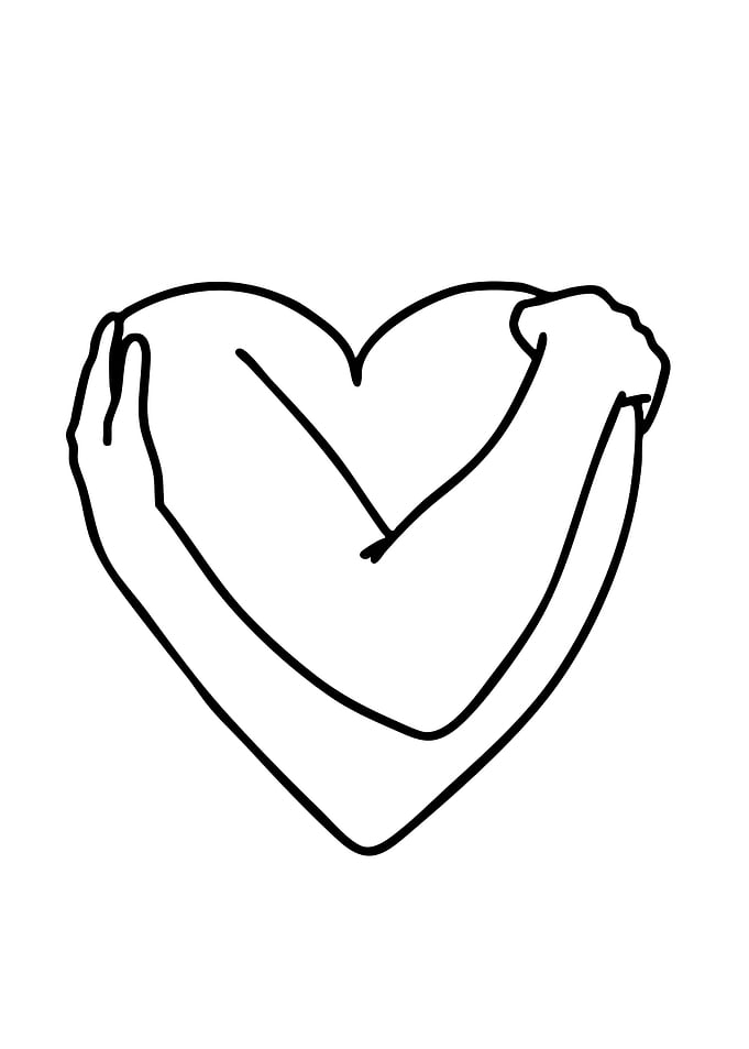 Heart Hug Self Love