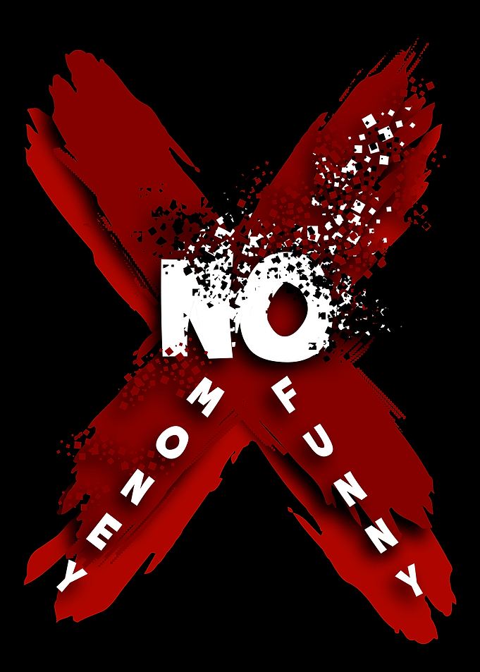 No Money No Funny Text Art