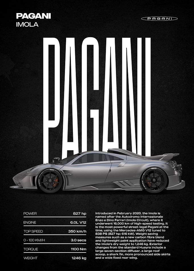 Pagani Imola Car Specifications