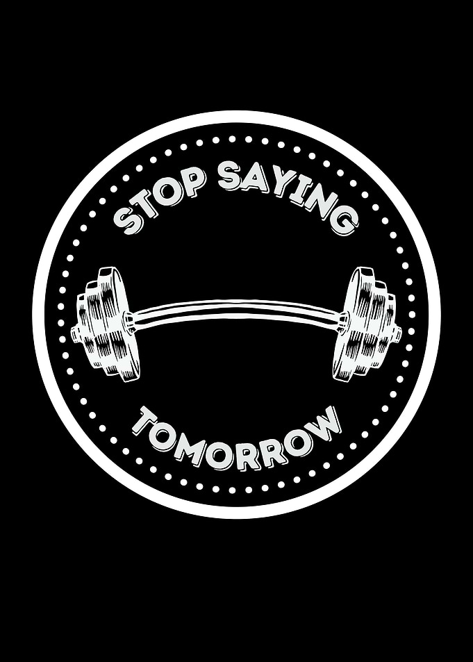 Stop Saying Tomorrow Barbell
