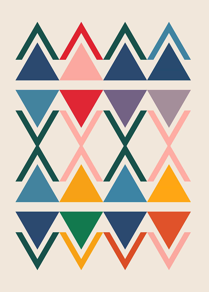 Geometric Triangle Pattern