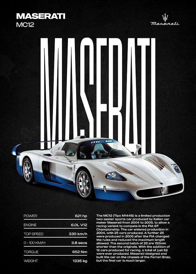 Maserati MC12 Sports Car