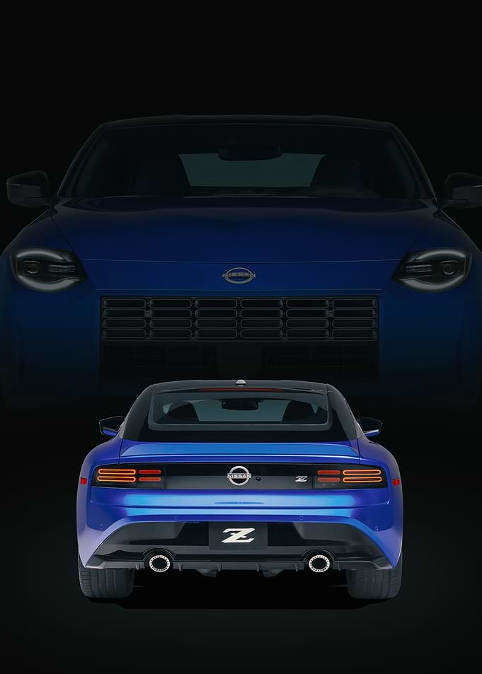 Nissan Z Car Rear View