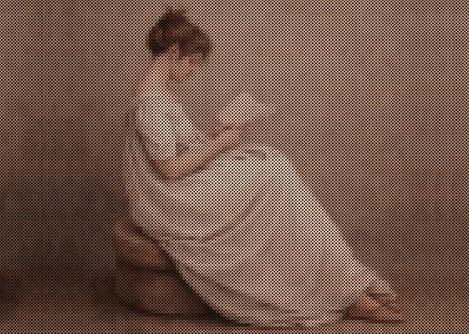 Woman reading a book