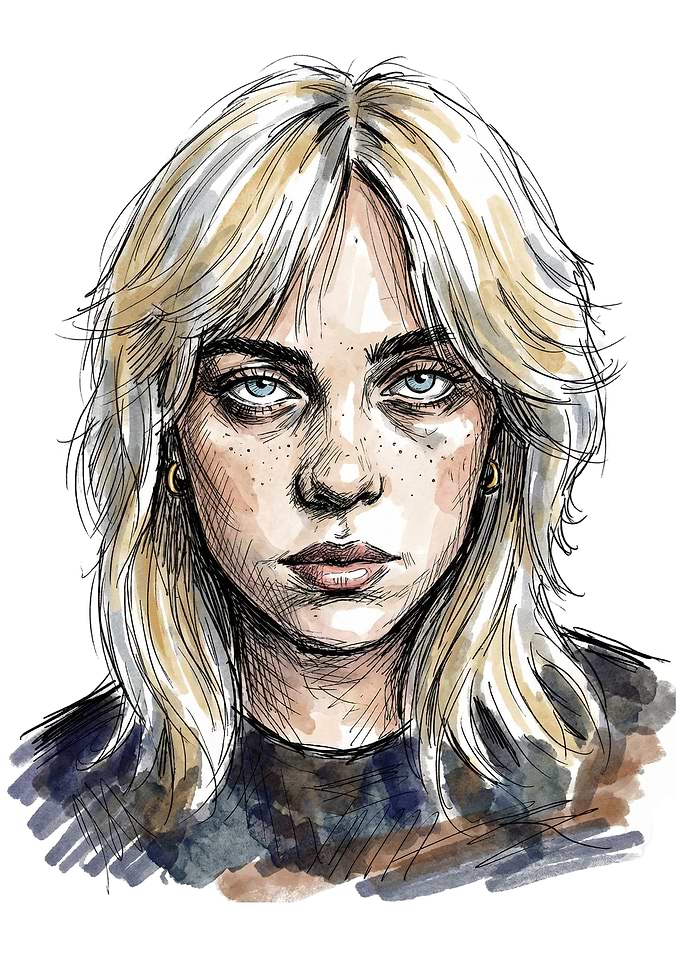 Billie Eilish Portrait