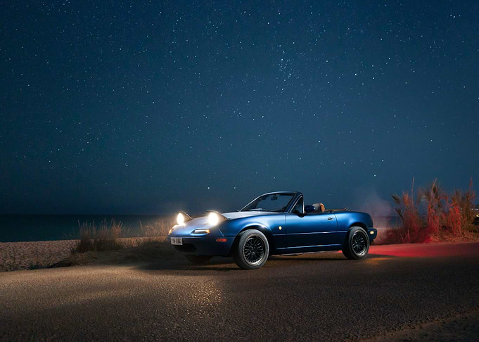 Mazda 'Miata' MX5 - Night beach 01