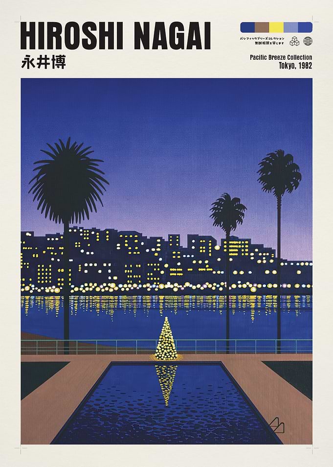 Hiroshi Nagai Tokyo 1982 Poster