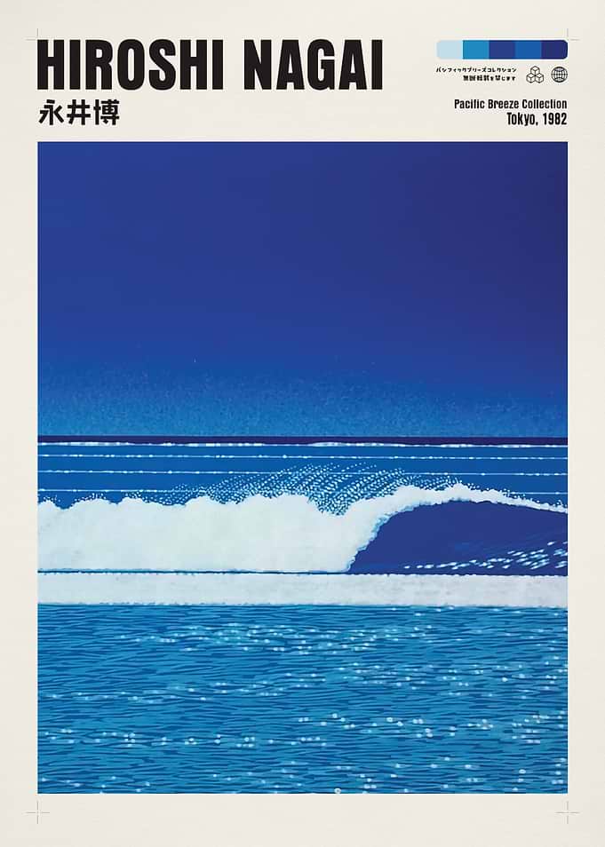 Hiroshi Nagai Wave Poster