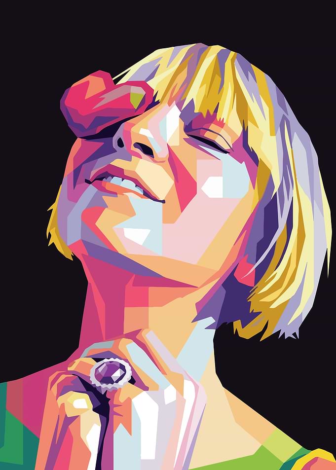 Pop Art Portrait of Sia