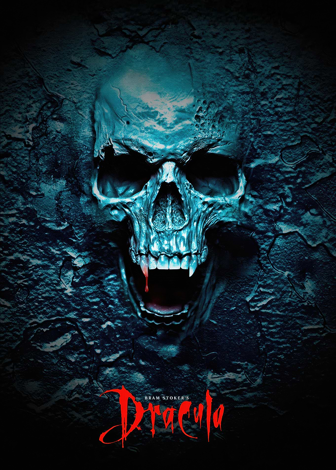 Dracula Skull with Blood