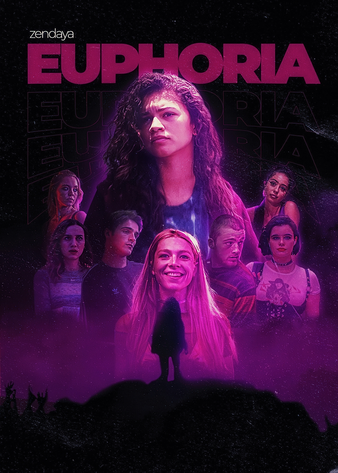 Euphoria Zendaya Poster